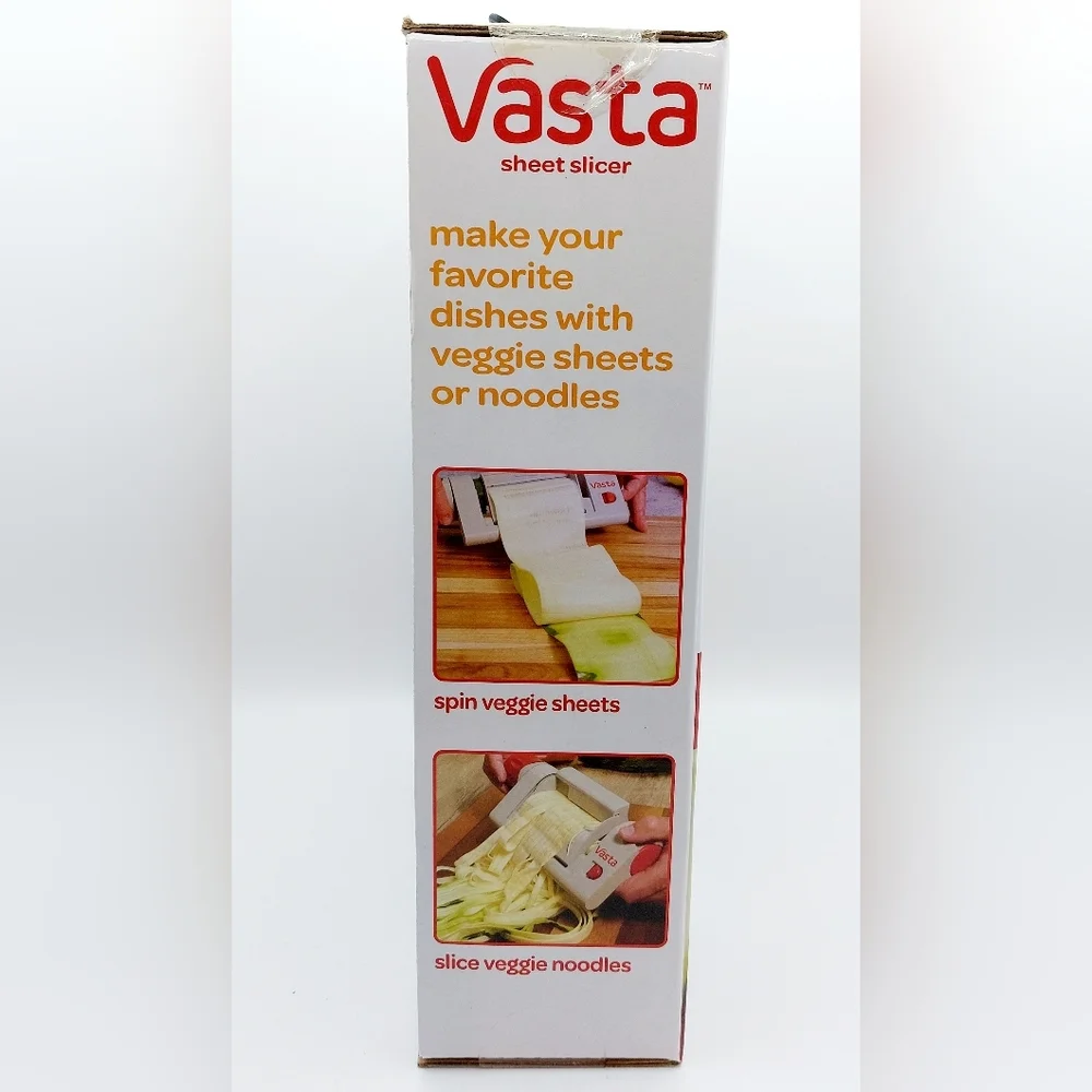 Vasta Sheet Slicer Vegetable & Fruit Slicer with Fettuccine Blade